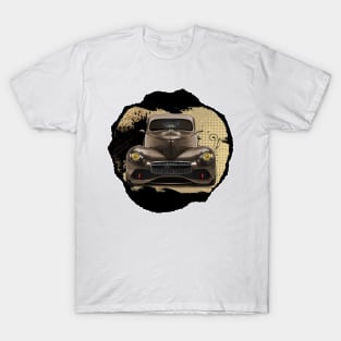 1941 Willys Gasser Abstract Background T-Shirt